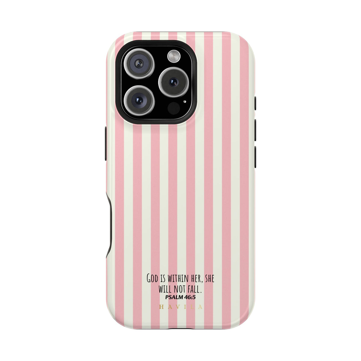 The Floral Grace Striped Case
