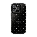 Midnight Black Polka Dot Case