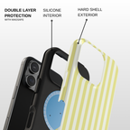 The Golden Hour Striped Case