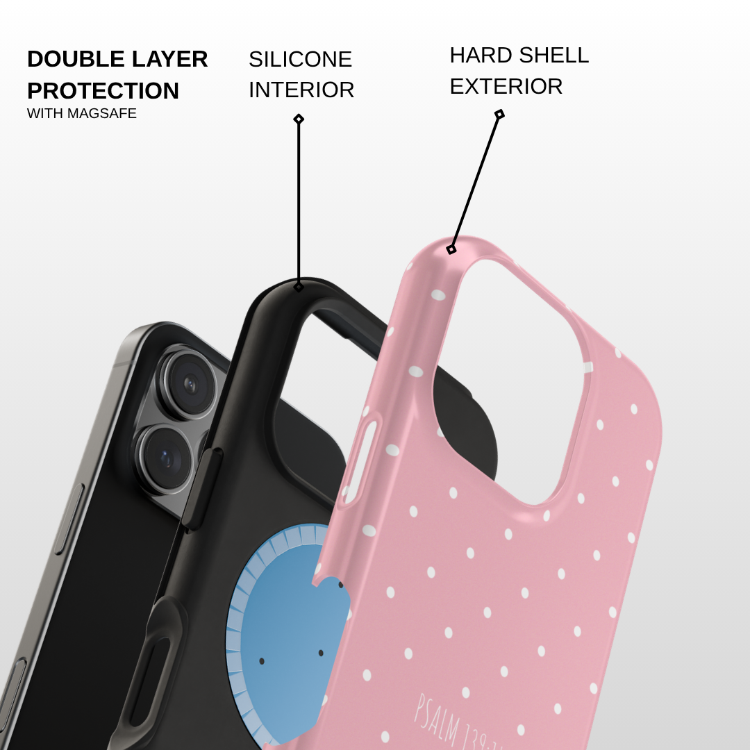 Bubblegum Pink Polka Dot Case